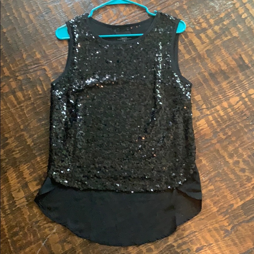 Lumiere sequined tank